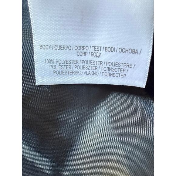 Saint + Sinner Long Hooded Puffer Vest in Black Womens L - Picture 10 of 10